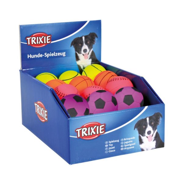 TRIXIE Neonbold i mosgummi. 6 cm i diameter