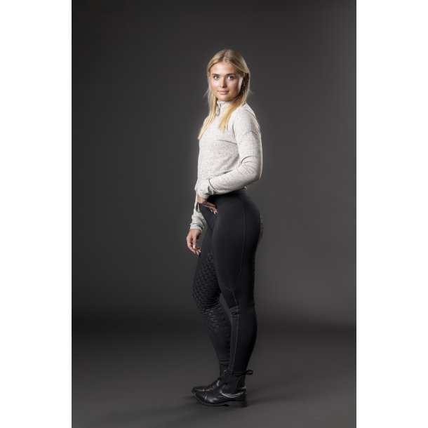 EQUIPAGE SAFINA Vinterridetights til b�rn. Sort