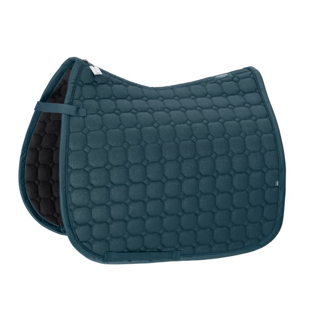 ESKADRON COTTON GLITTER Sadelunderlag. Ocean