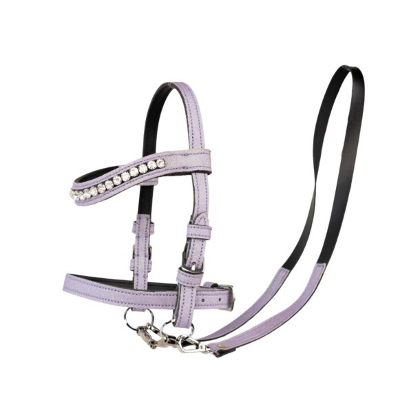 MY HOBBY HORSE Trense med bid, til k�phest. Lavender Glitter