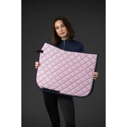 HORSEGUARD GLITTER Sadelunderlag. Pink Mist