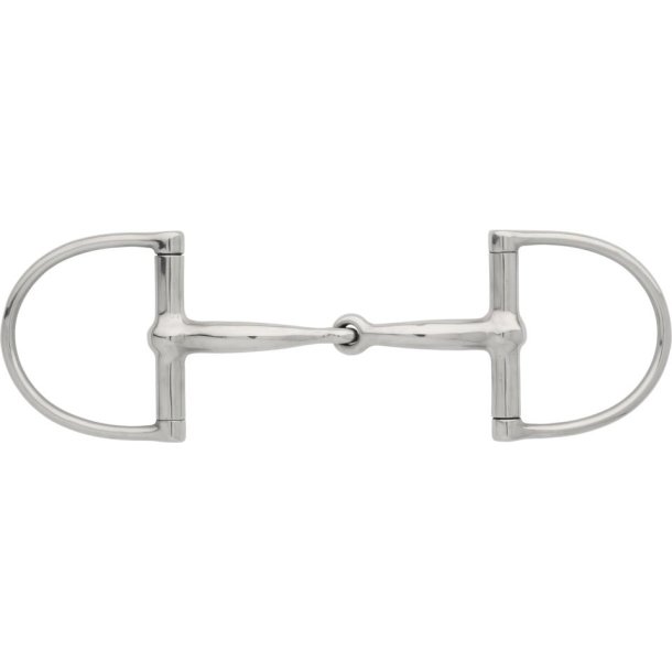 CRAZY DEAL! HORSEGUARD Kurvet D-ring bid 2-delt. Rustfri st�l 