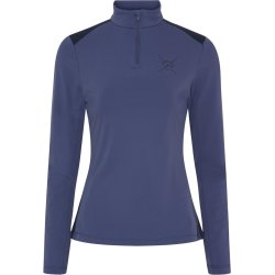 CATAGO VIVIAN Pullover med halv lynls. Crown Blue