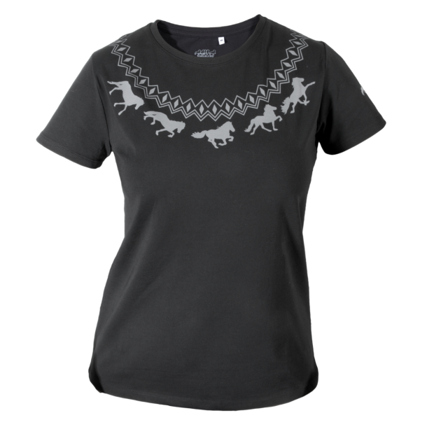 KARLSLUND Gingur T-shirt. Jet Black