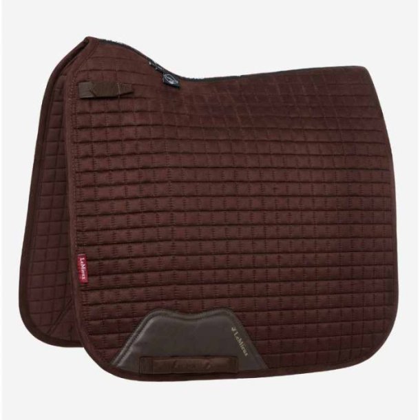 LEMIEUX Suede Square Dressurunderlag. Mrkebrun. 17"/Full