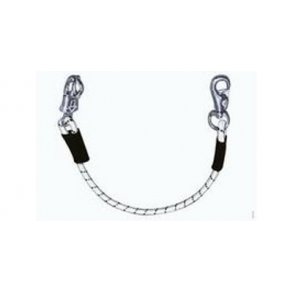 WALDHAUSEN Kraftig elastik trailertov. Hvid/sort