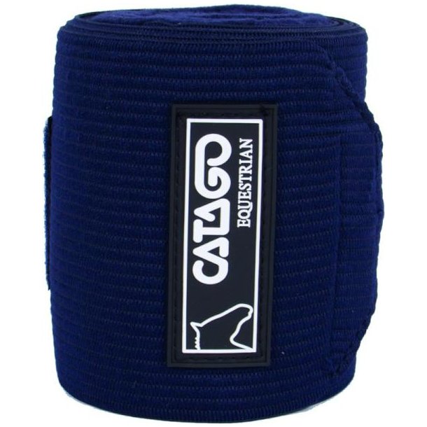 Catago Fleece/elastik Bandager, blå