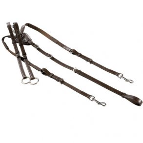 WALDHAUSEN X-LINE Lderfortj med martingal. Med elastik