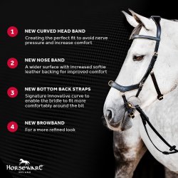 HORSEWARE MICKLEM II Multibridle Trense