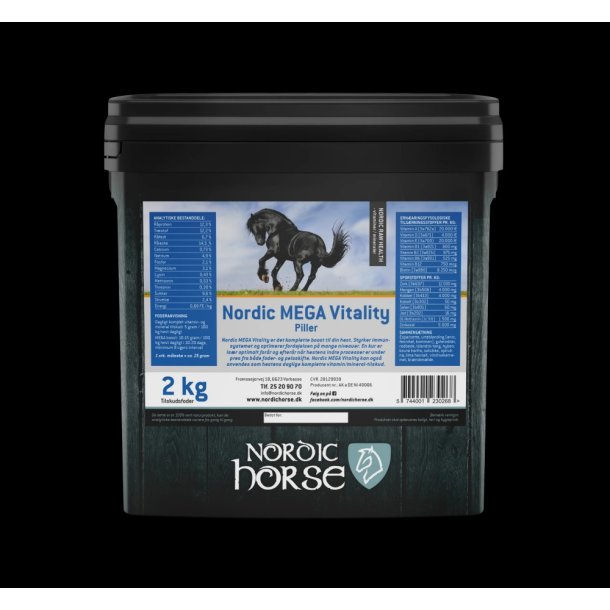 NORDIC HORSE MEGA Vitality. 2kg. 