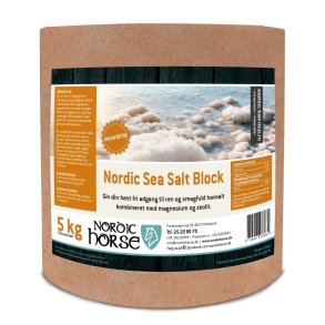 NORDIC HORSE Sea Salt Block. Orange: Mag & Detox